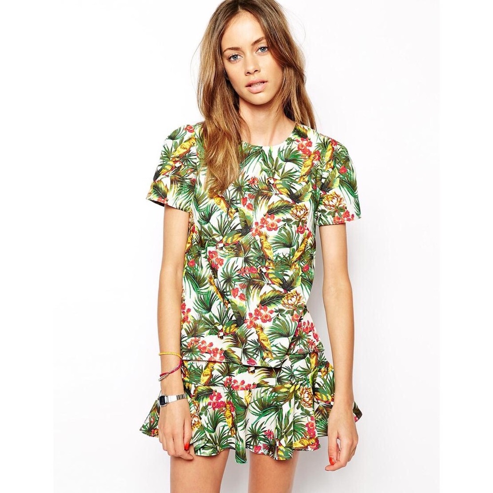 ‼️ SOLD ‼️ THE FIFTH LABEL High Life Top Tropical